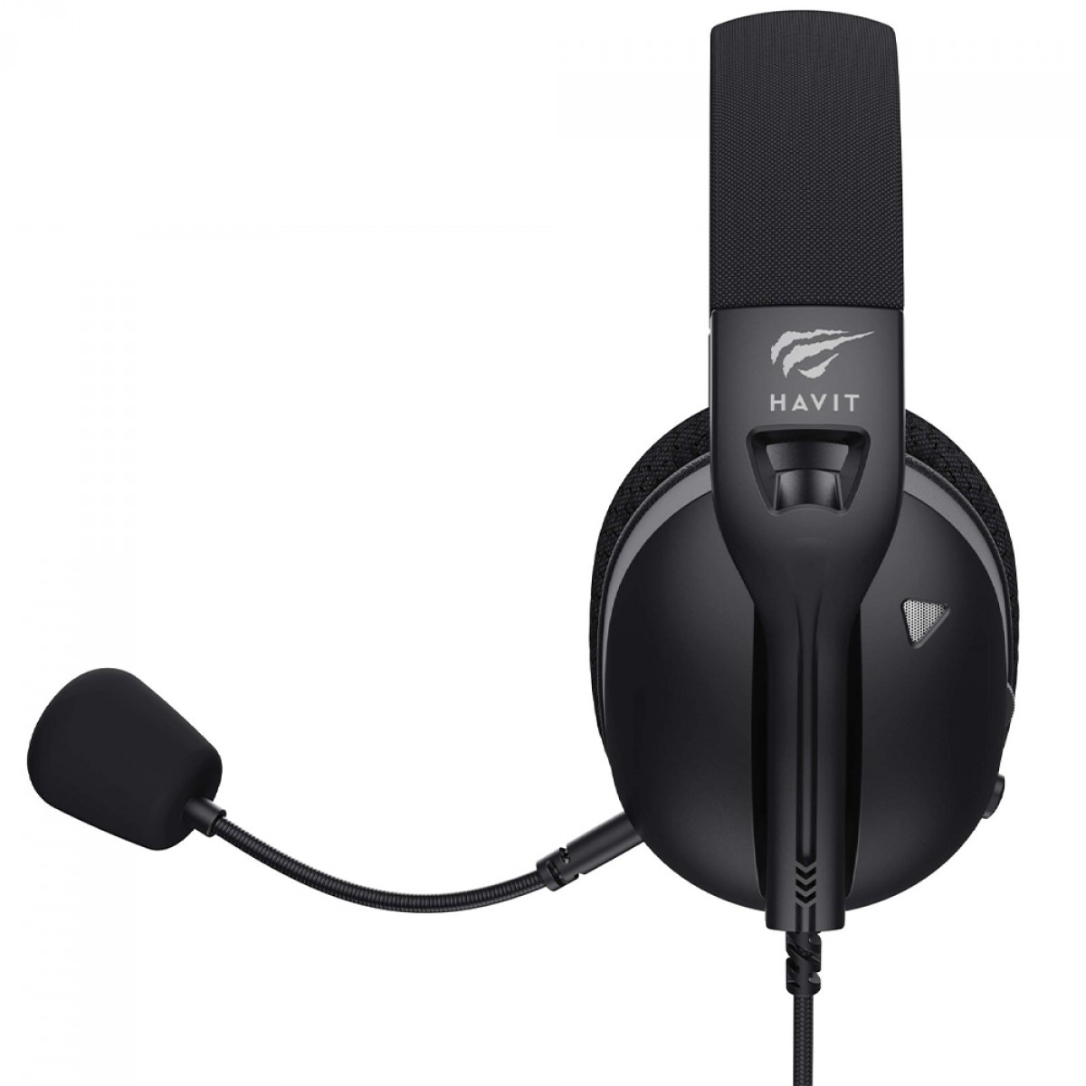 Headset Gamer Havit Fuxi-H5d Black, 3.5mm, Drivers de 50mm, Preto
