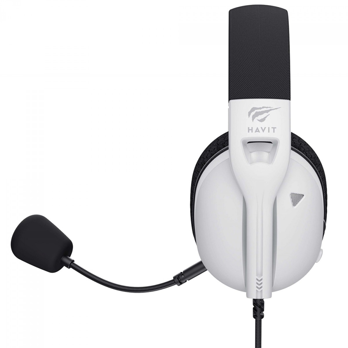Headset Gamer Havit Fuxi-H5d White, 3.5mm, Drivers de 50mm, Branco