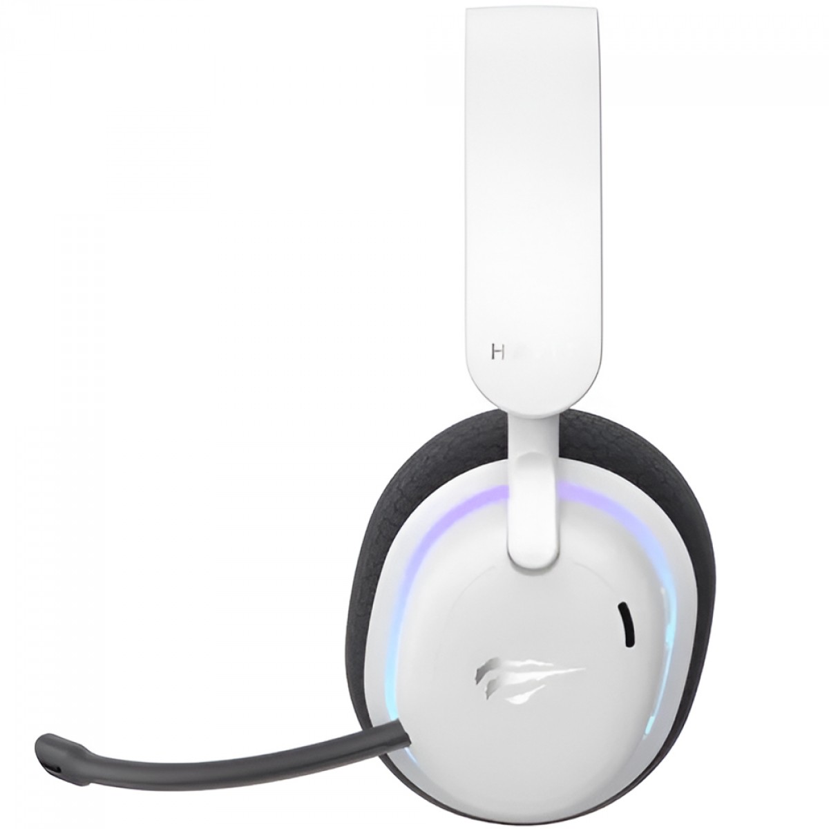 Headset Gamer Havit Fuxi-H7, Wireless, Bluetooth, RGB, Drivers de 40mm, Branco