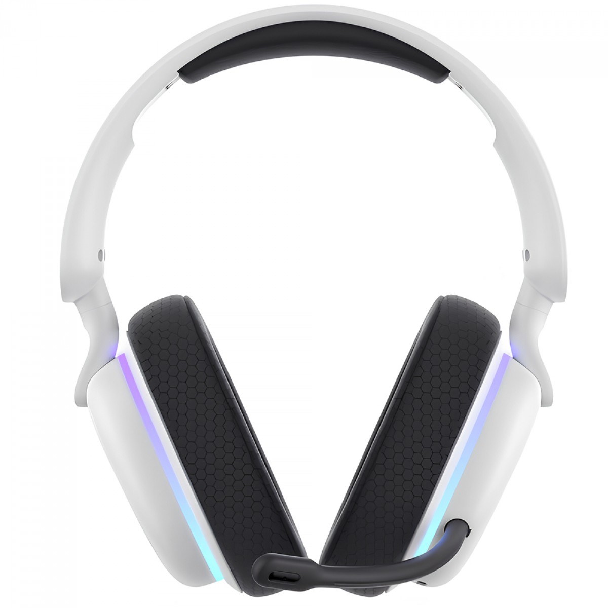 Headset Gamer Havit Fuxi-H7, Wireless, Bluetooth, RGB, Drivers de 40mm, Branco