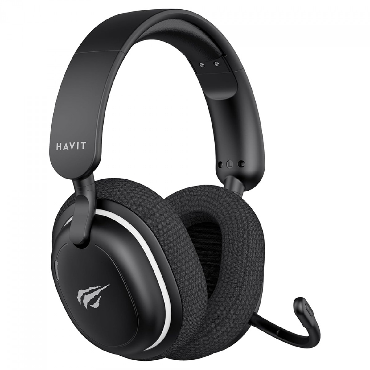 Headset Gamer Havit Fuxi-H7SE, Wireless/Bluetooth, Microfone Destacável, Drivers de 40mm, Preto