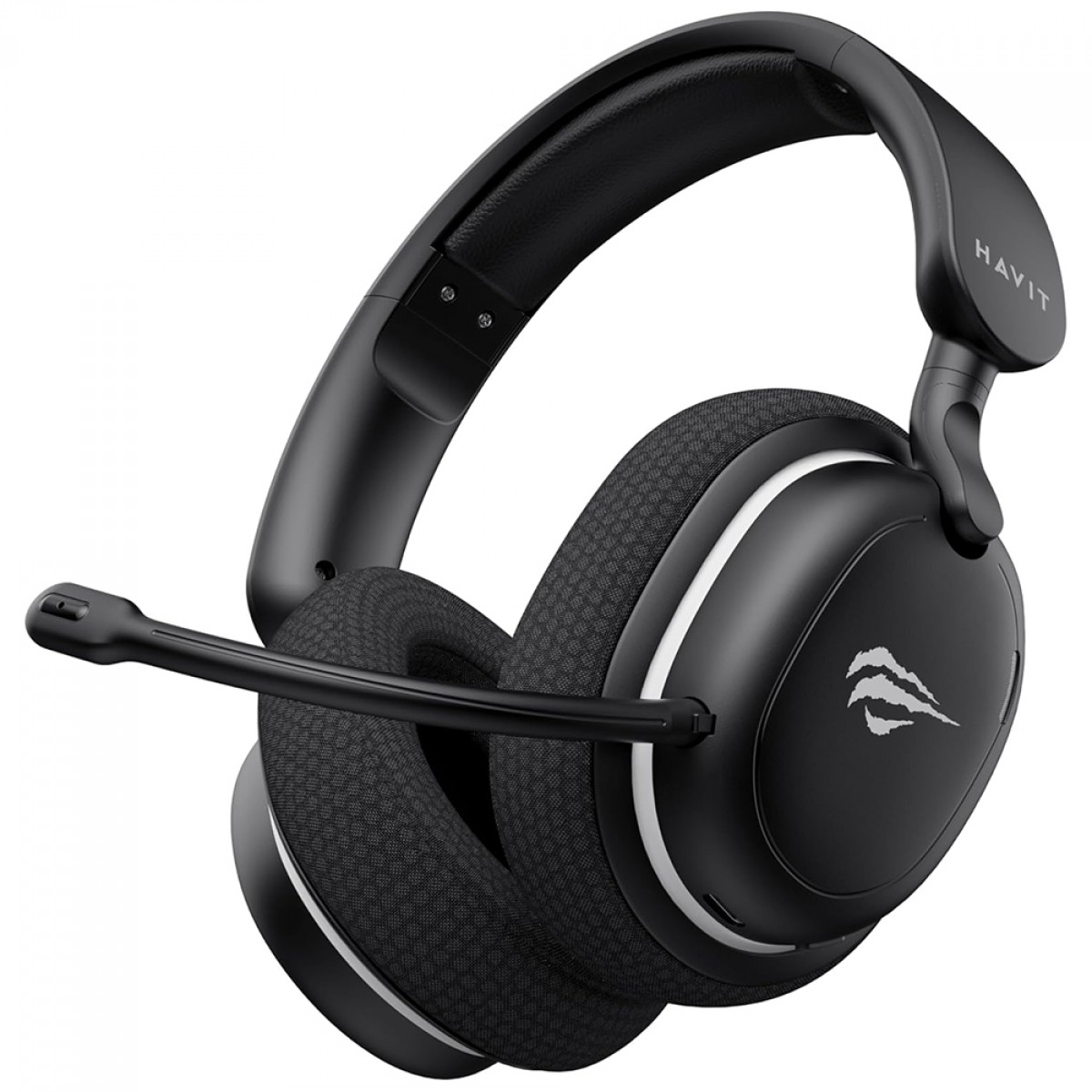 Headset Gamer Havit Fuxi-H7SE, Wireless/Bluetooth, Microfone Destacável, Drivers de 40mm, Preto