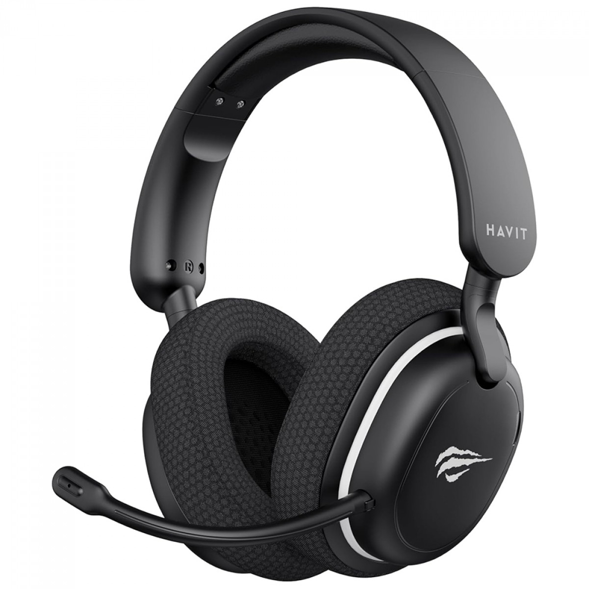 Headset Gamer Havit Fuxi-H7SE, Wireless/Bluetooth, Microfone Destacável, Drivers de 40mm, Preto