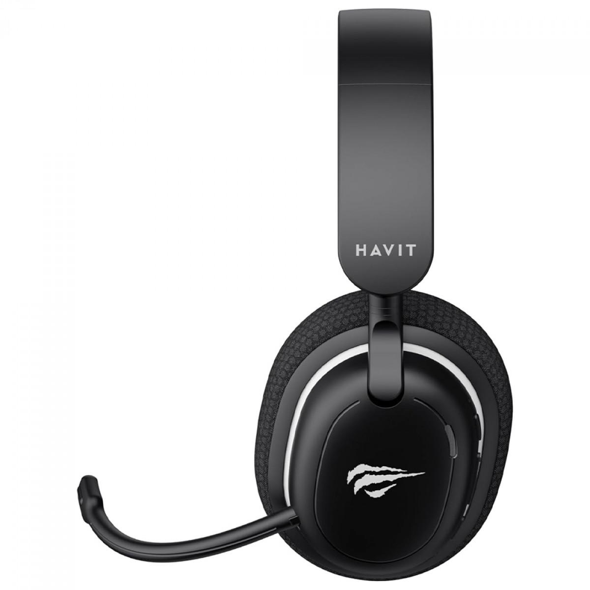 Headset Gamer Havit Fuxi-H7SE, Wireless/Bluetooth, Microfone Destacável, Drivers de 40mm, Preto