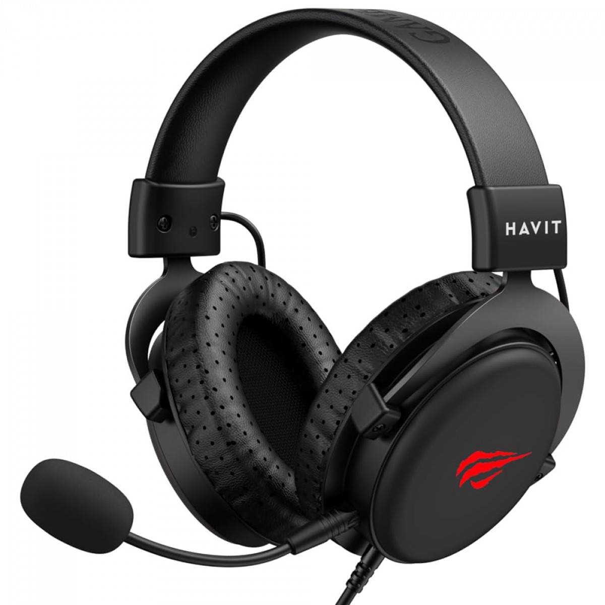 Headset Gamer Havit Gamenot H2015D, 3.5mm, Drivers de 50mm, Preto