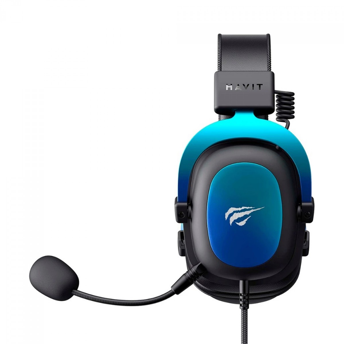 Headset Gamer Havit Gamenote, USB 7.1, Drivers de 53mm, Múltiplas Plataformas, Black/Blue, HV-H2002C PRO