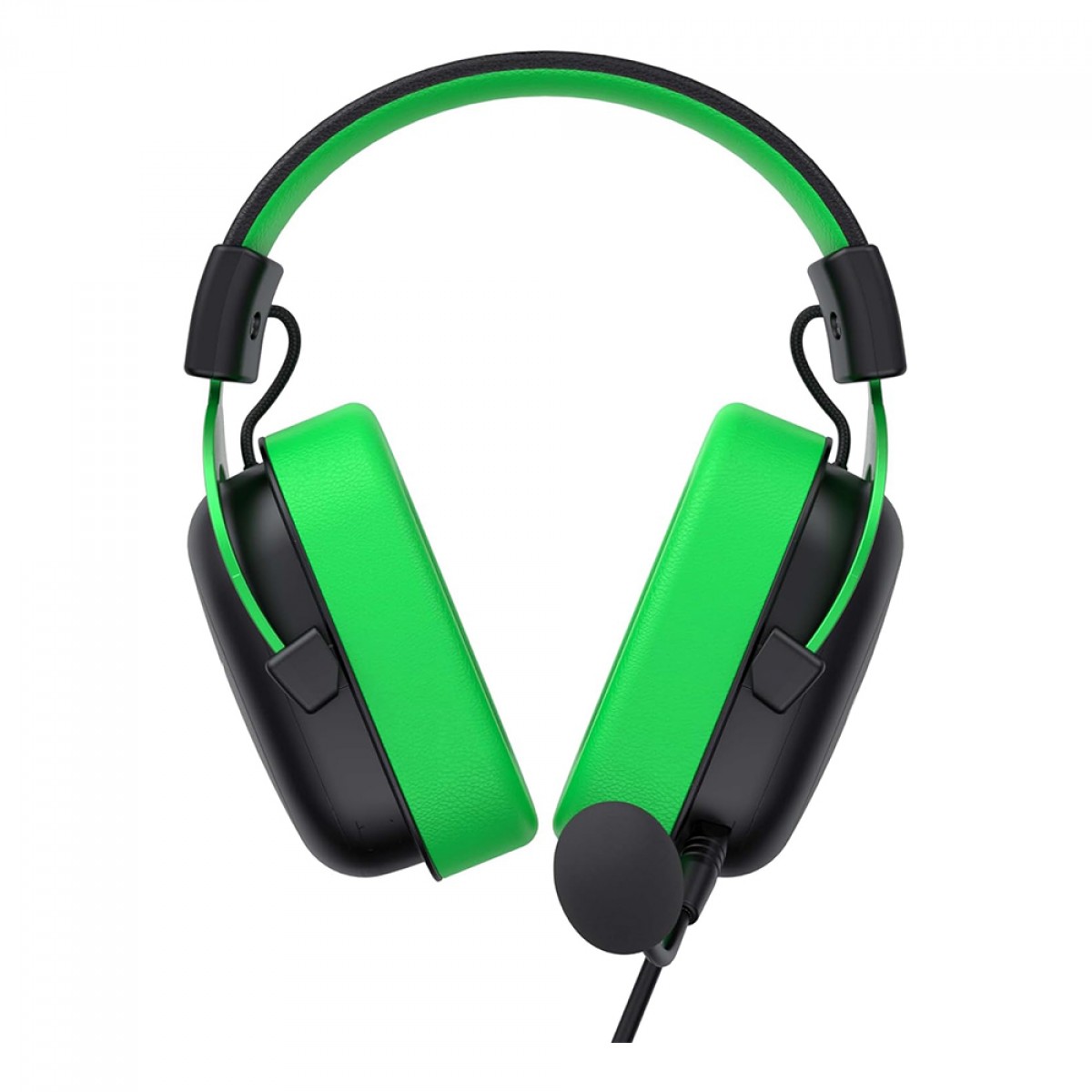Headset Gamer Havit H2002D, 3.5mm, Drivers de 53mm, Múltiplas Plataformas, Black/Green, HVGMH-H2002D-BN