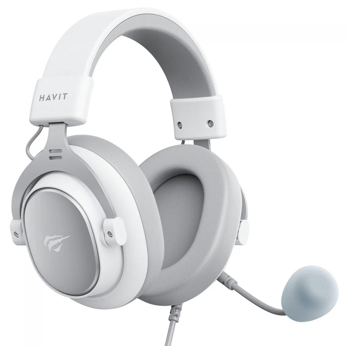 Headset Gamer Havit H2015SE, 3.5mm, Drivers de 53mm, Branco