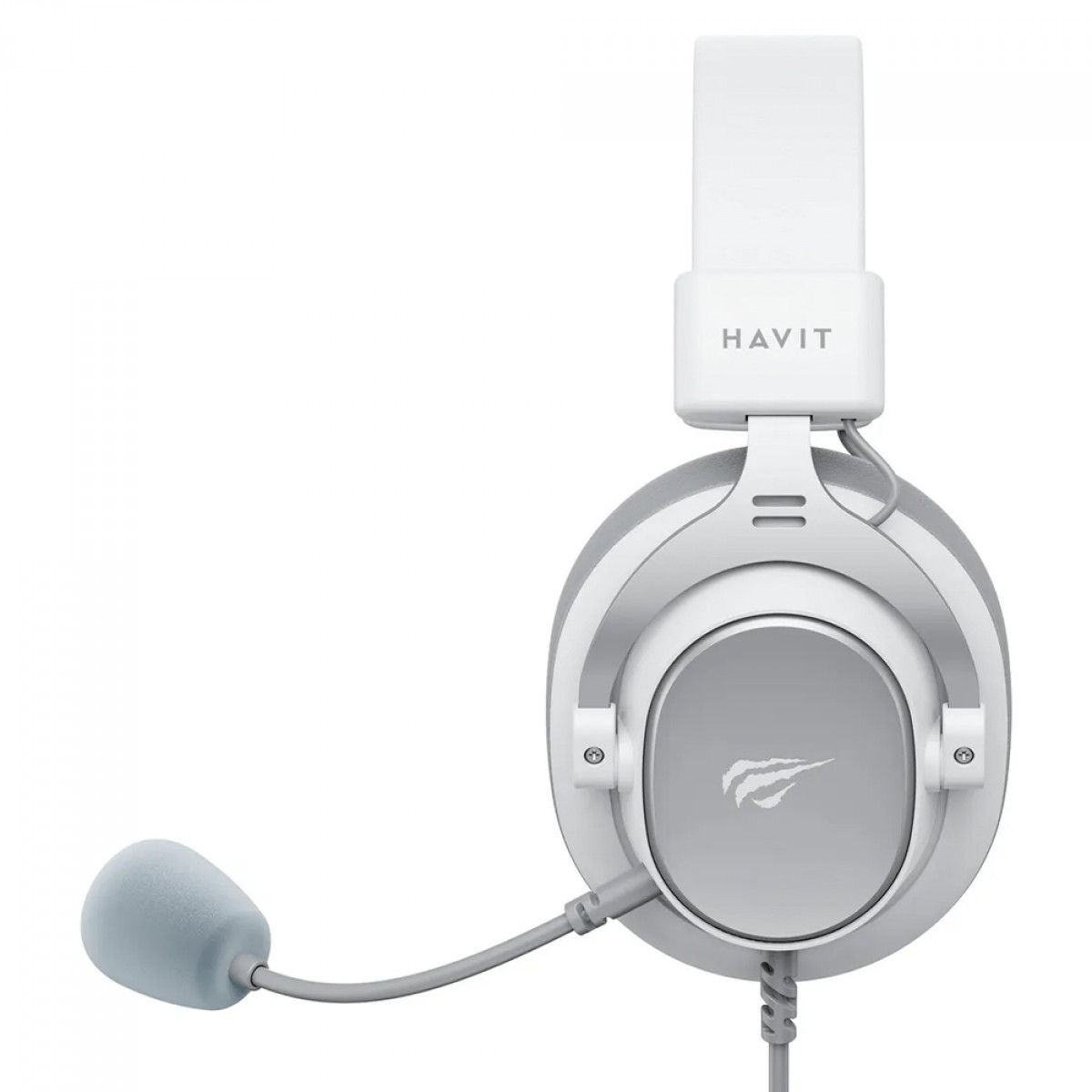 Headset Gamer Havit H2015SE, 3.5mm, Drivers de 53mm, Branco