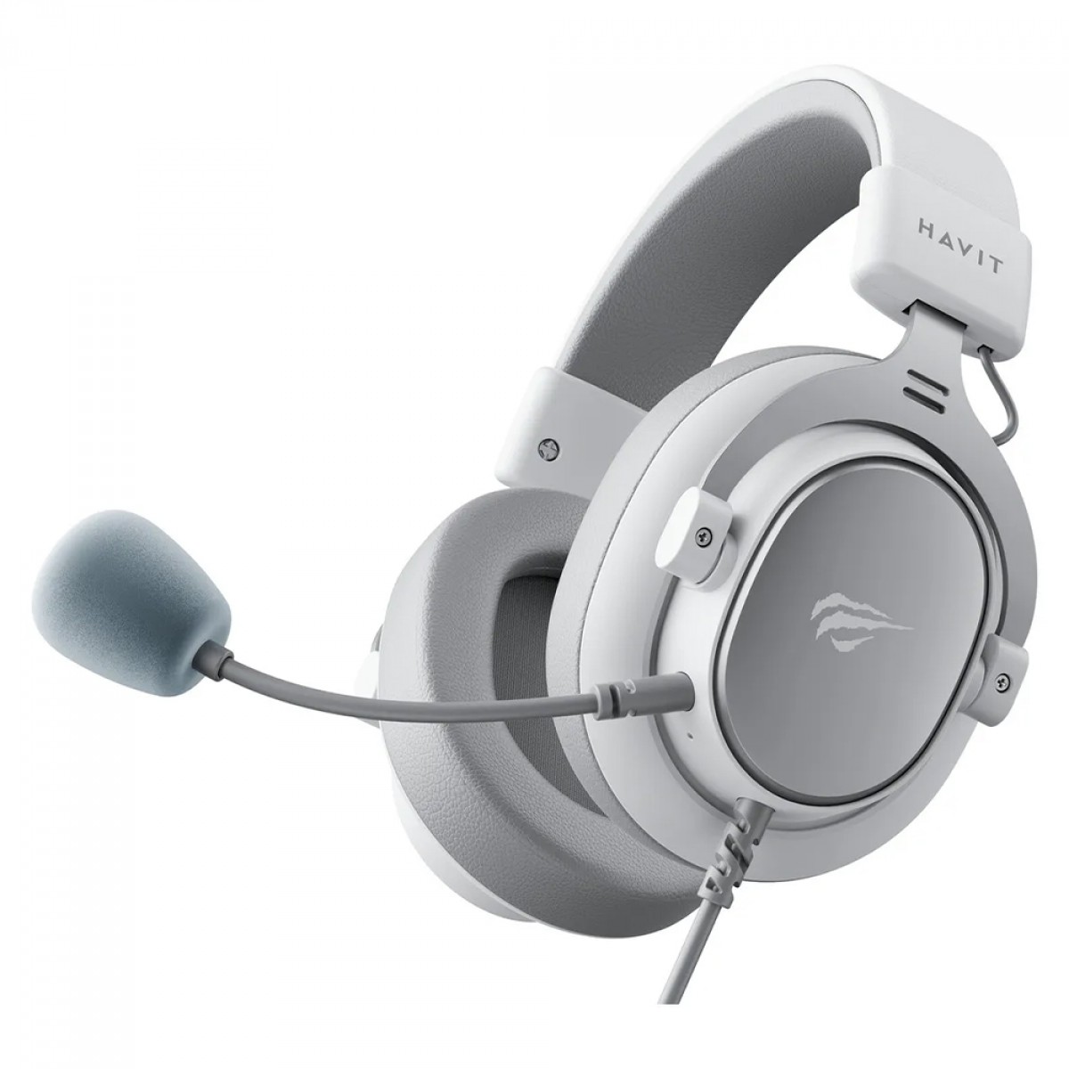 Headset Gamer Havit H2015SE, 3.5mm, Drivers de 53mm, Branco
