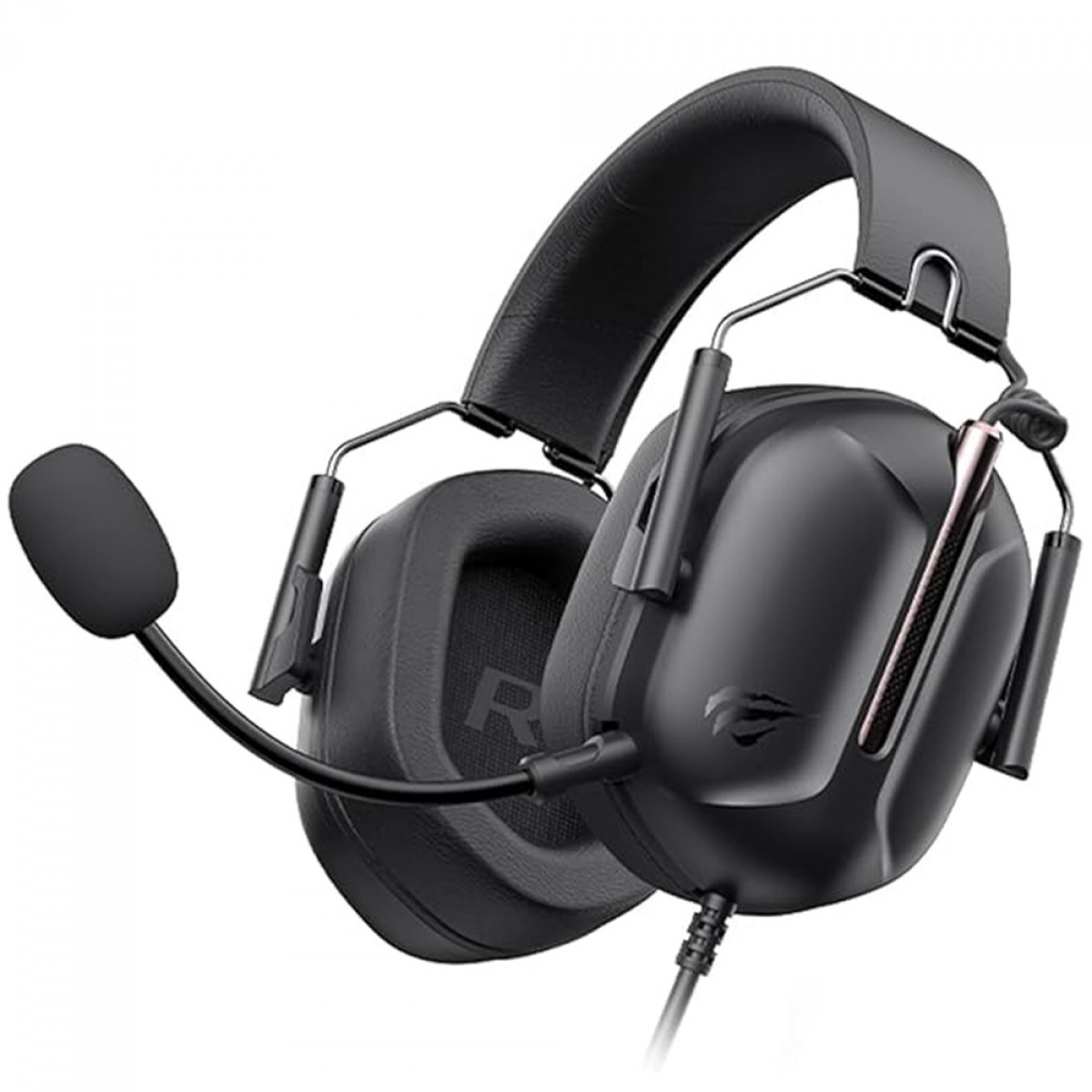 Headset Gamer Havit H2033D, 3.5mm, Drivers de 50mm, Preto, H2033D-BLK