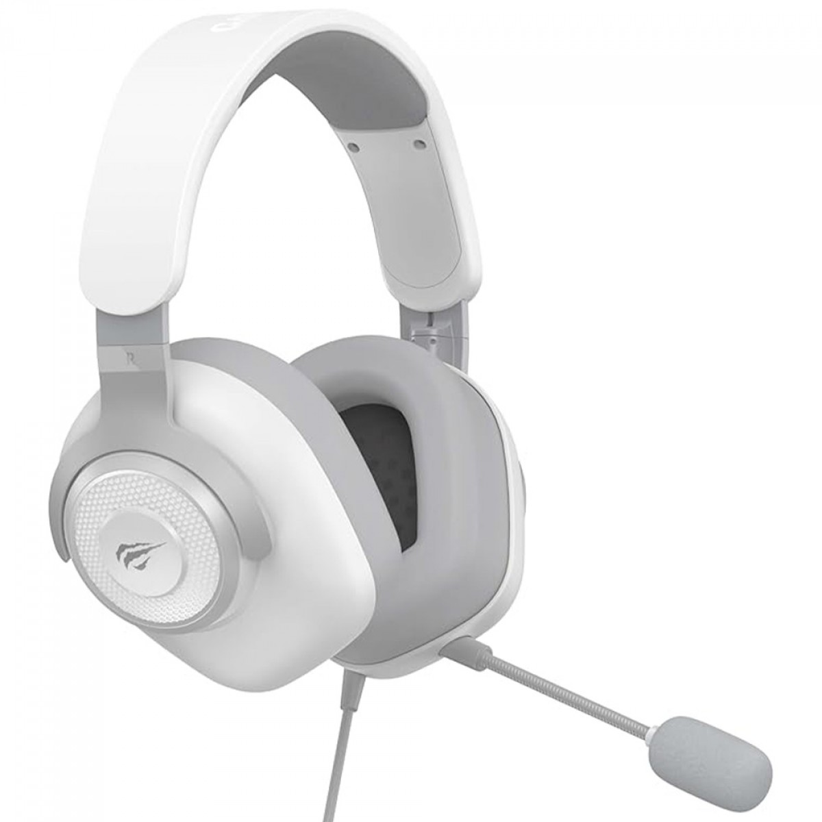 Headset Gamer Havit H2230D, P3, Drivers de 50mm, Microfone Destacável, Branco, H2230D-WHT