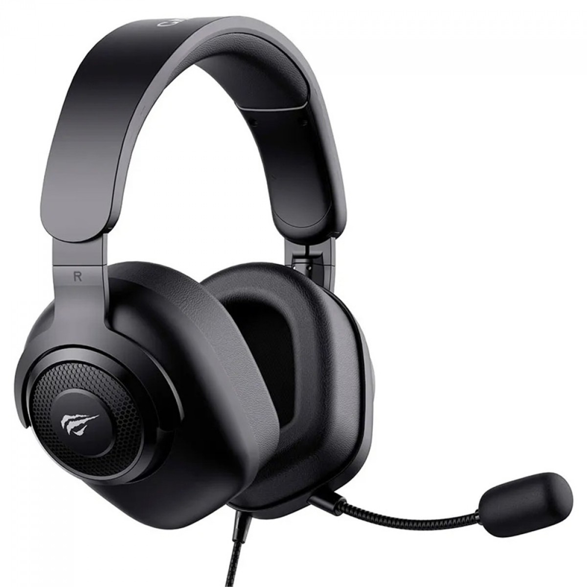 Headset Gamer Havit H2230D, P3, Drivers de 50mm, Microfone Destacável, Preto, H2230D-BLK