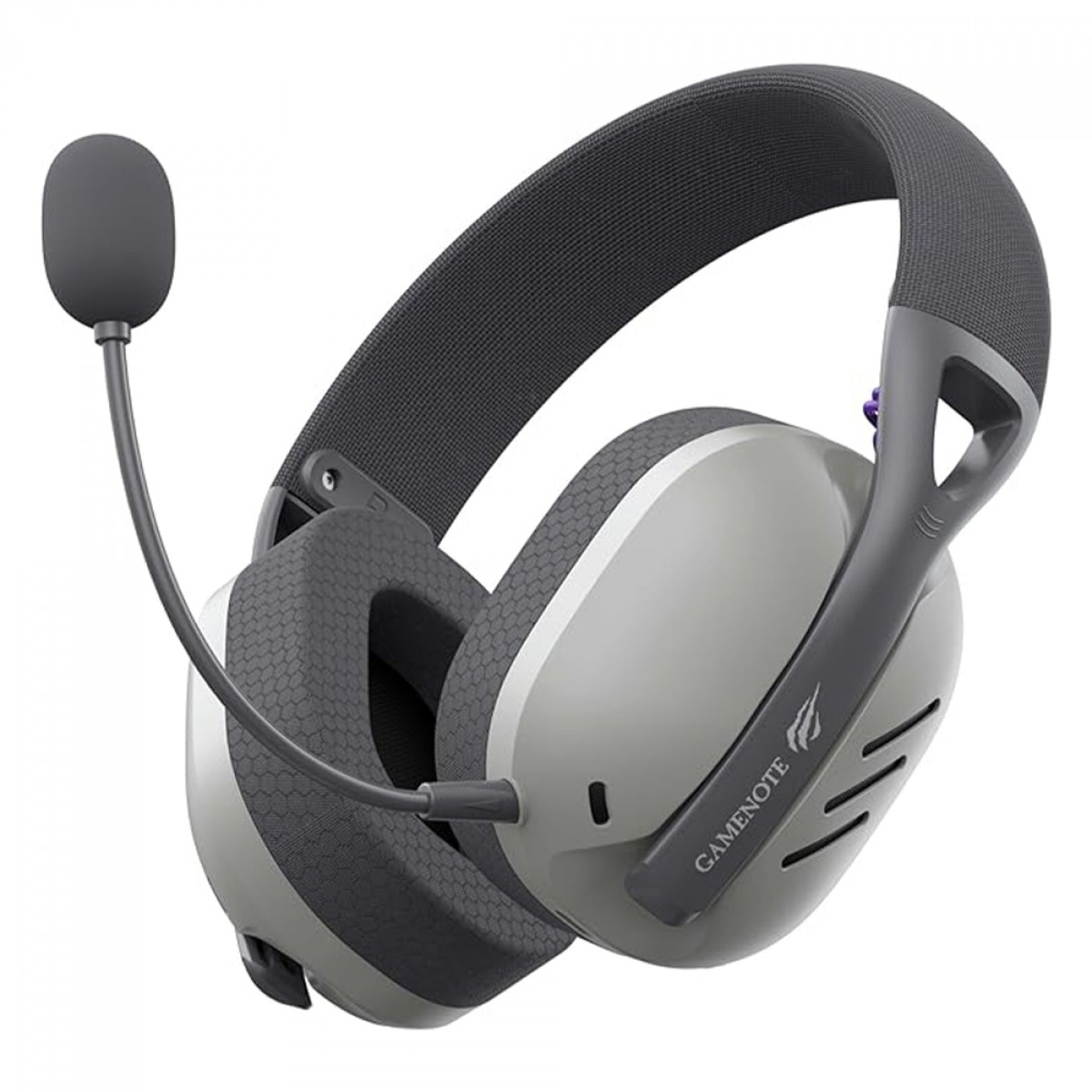 Headset Gamer Havit Quad-Mode Fuxi-H3, Wireless, Bluetooth, USB, 3.5mm, Drivers de 40mm, Gray, HVGMH-Fuxi-H3-GY