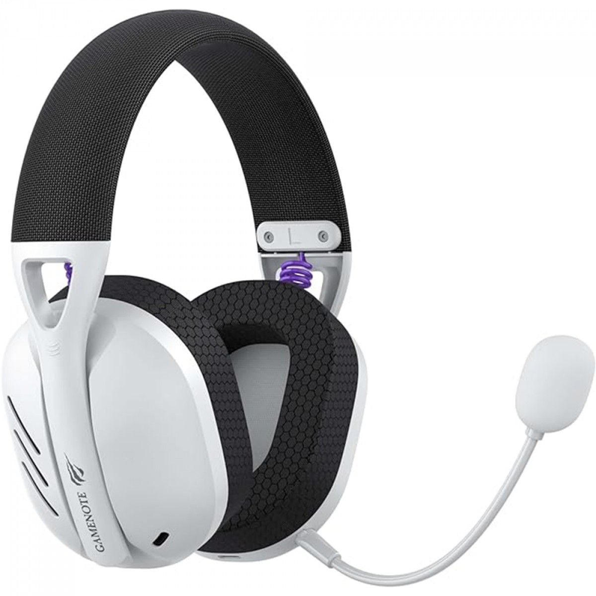 Headset Gamer Havit Quad-Mode Fuxi-H3, Wireless, Bluetooth, USB, 3.5mm, Drivers de 40mm, White/Black, HVGMH-Fuxi-H3-WB