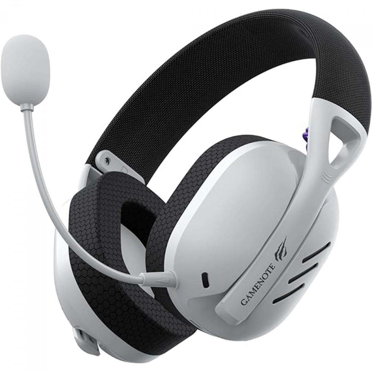 Headset Gamer Havit Quad-Mode Fuxi-H3, Wireless, Bluetooth, USB, 3.5mm, Drivers de 40mm, White/Black, HVGMH-Fuxi-H3-WB