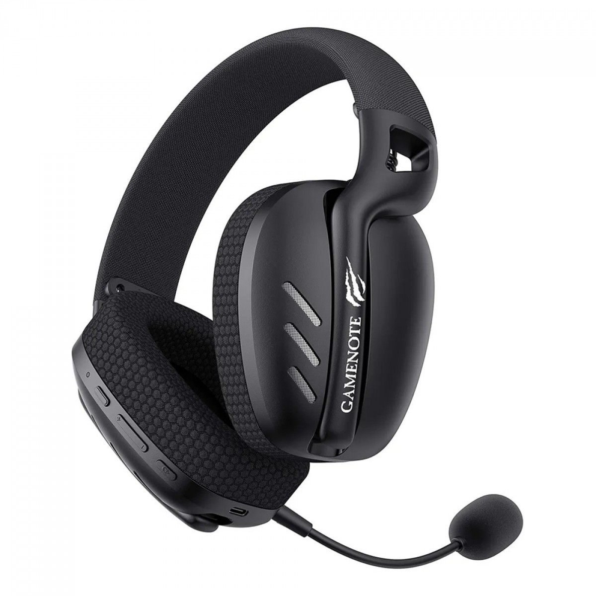 Headset Gamer Havit Quad-Mode Fuxi-H6, Wireless, Bluetooth, USB, 3.5mm, Drivers de 40mm, Preto, FUXI H6-BLK