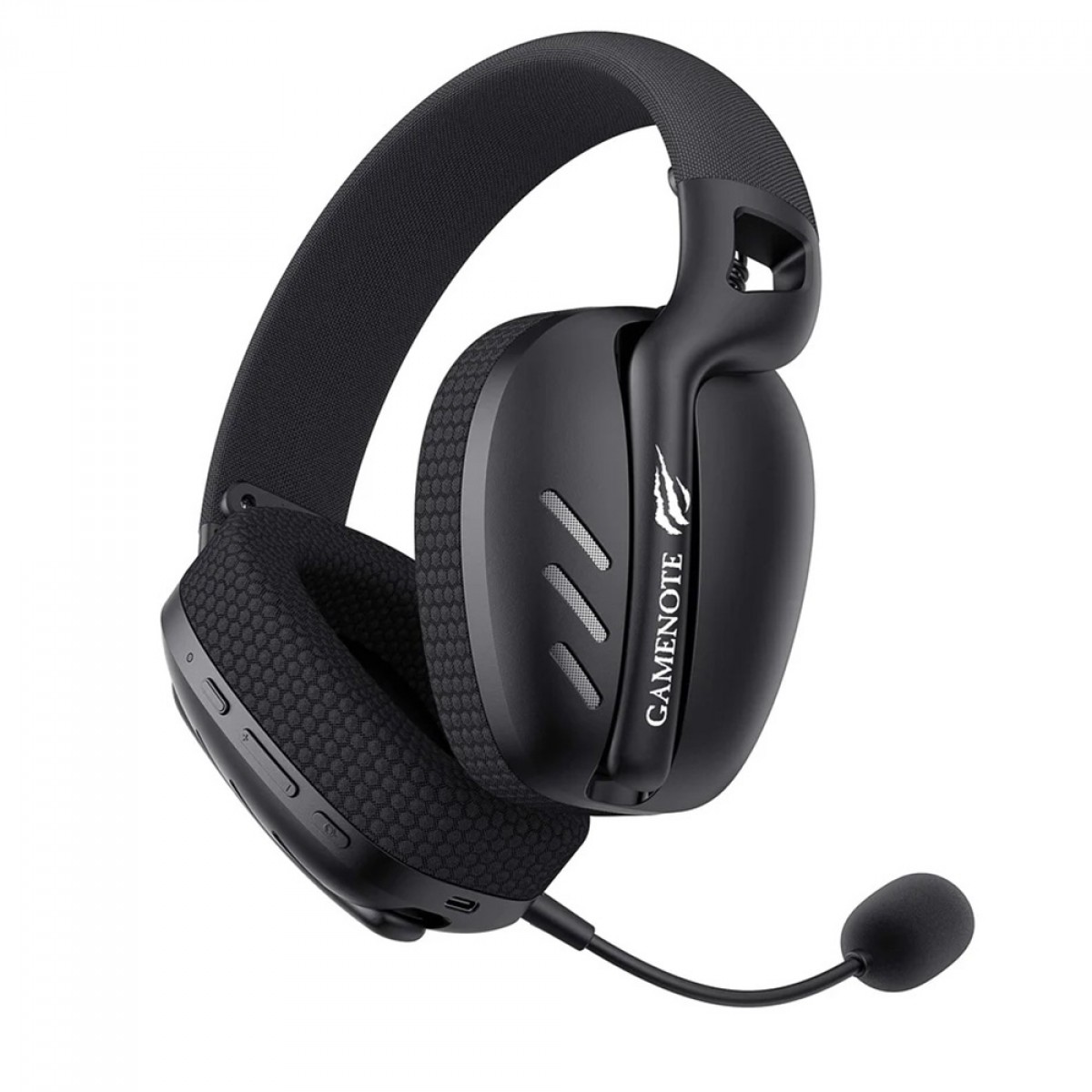 Headset Gamer Havit Quad-Mode Fuxi-H6, Wireless, Bluetooth, USB, 3.5mm, Drivers de 40mm, Preto, FUXI H6-BLK