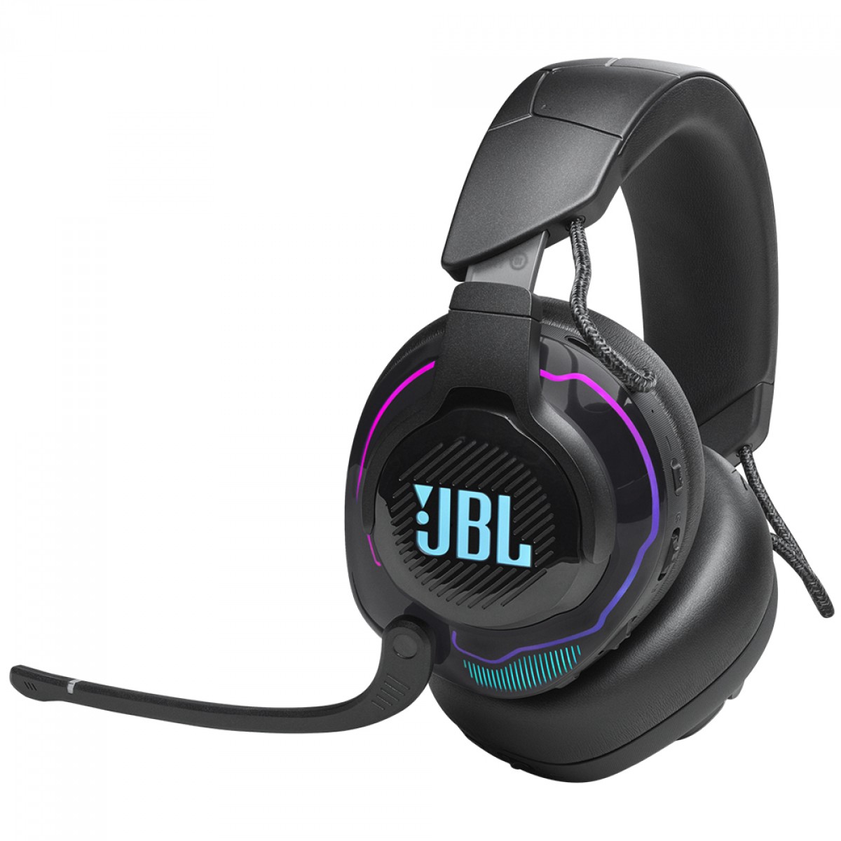 Headset Gamer JBL Quantum 910, Wireless, RGB, Drivers de 50mm, Cancelamento de Ruído, Preto, JBLQ910WLBLK