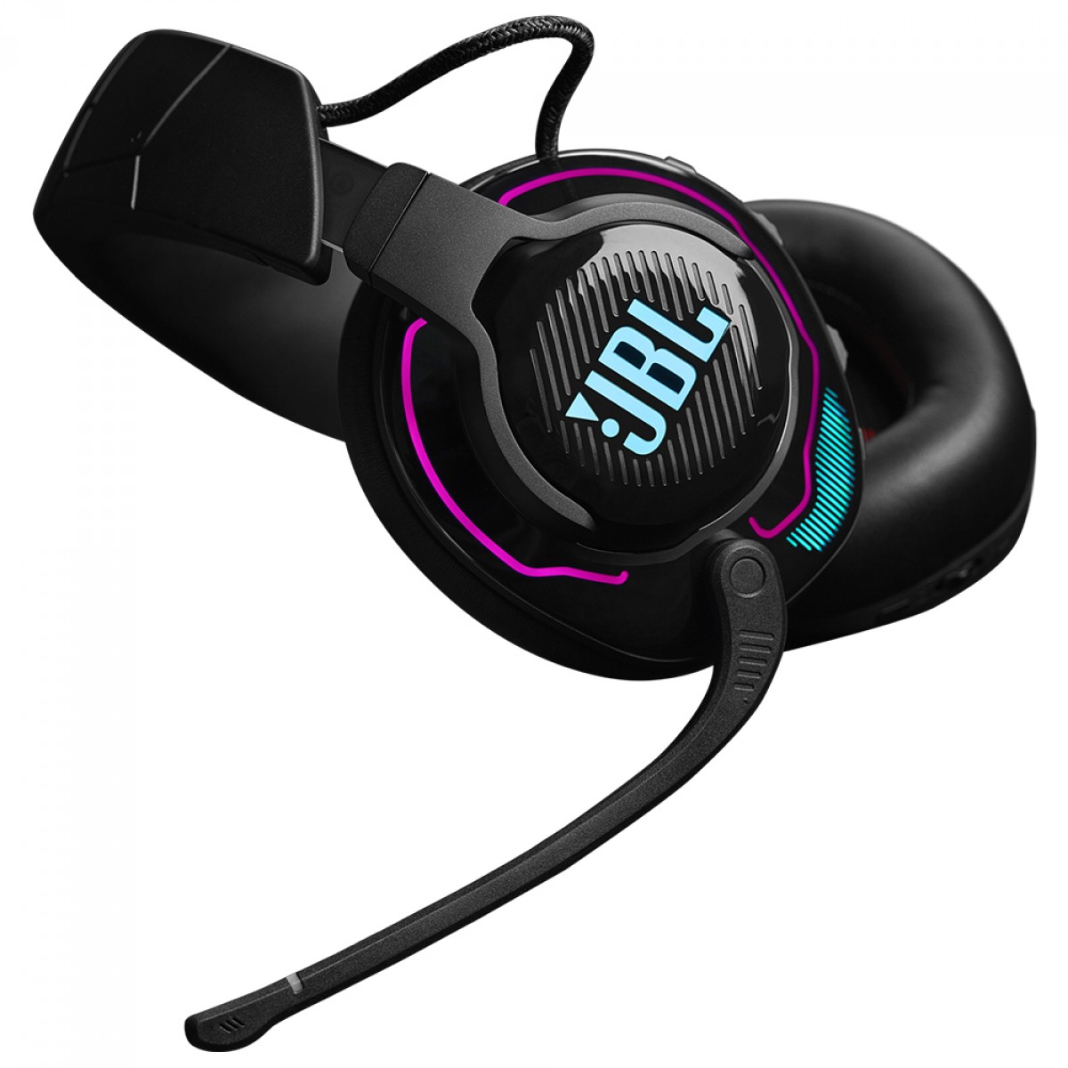 Headset Gamer JBL Quantum 910, Wireless, RGB, Drivers de 50mm, Cancelamento de Ruído, Preto, JBLQ910WLBLK
