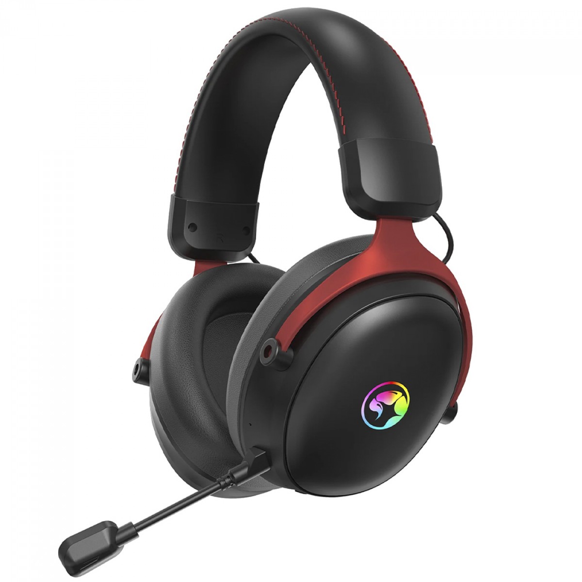 Headset Gamer Marvo HG9076W Tactic X Pro, 2.4G/Bluetooth, RGB, Drivers de 53mm, Black, HG9076W