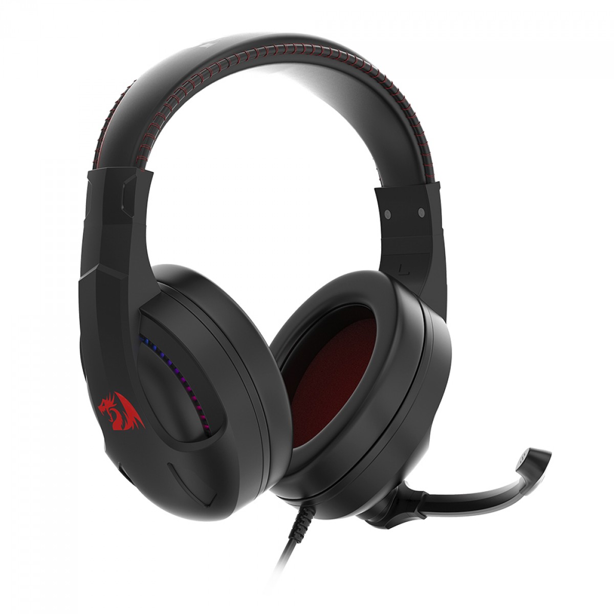Headset Gamer Redragon Cronus RGB, 3.5mm, Drivers de 40mm, Preto, H211-RGB