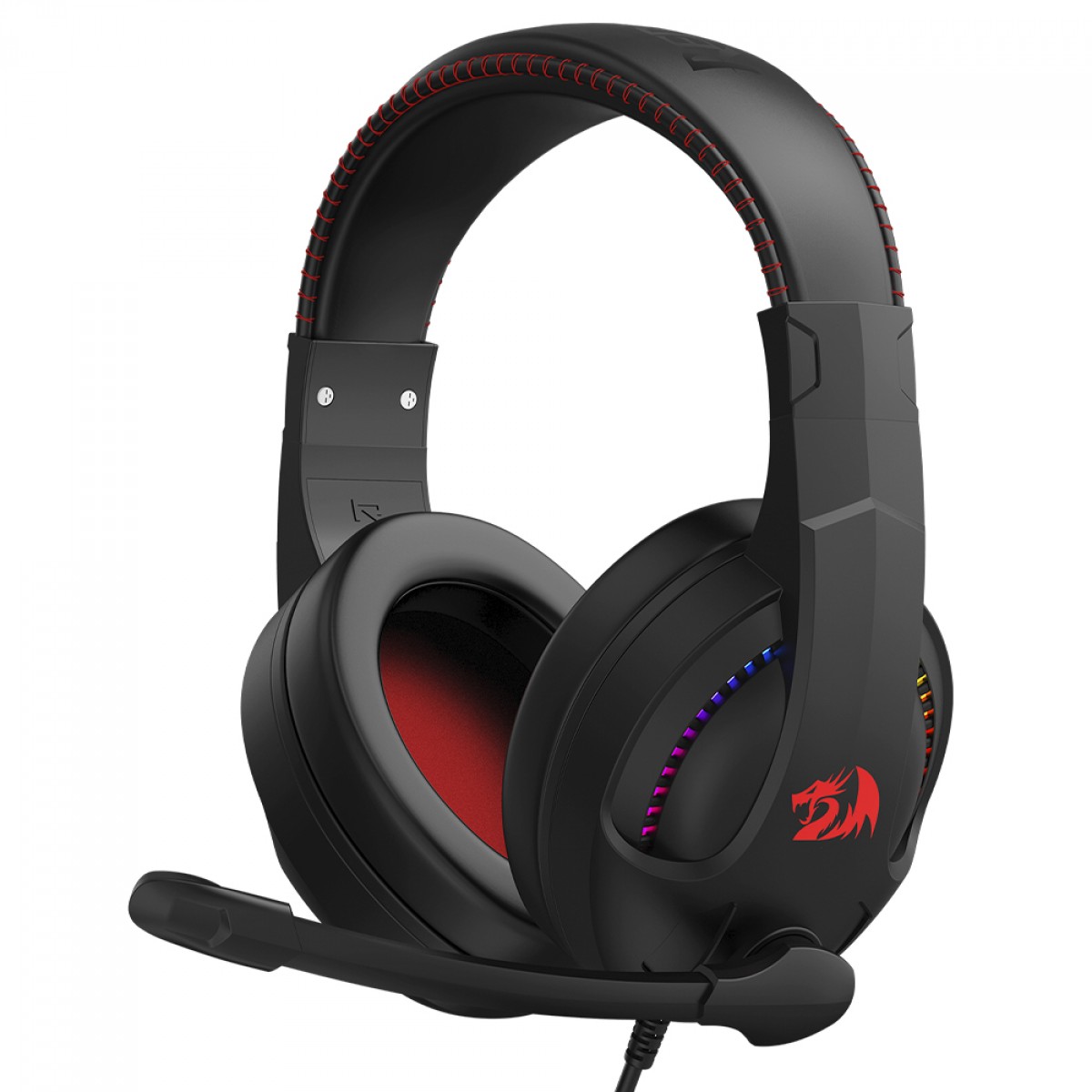 Headset Gamer Redragon Cronus RGB, 3.5mm, Drivers de 40mm, Preto, H211-RGB