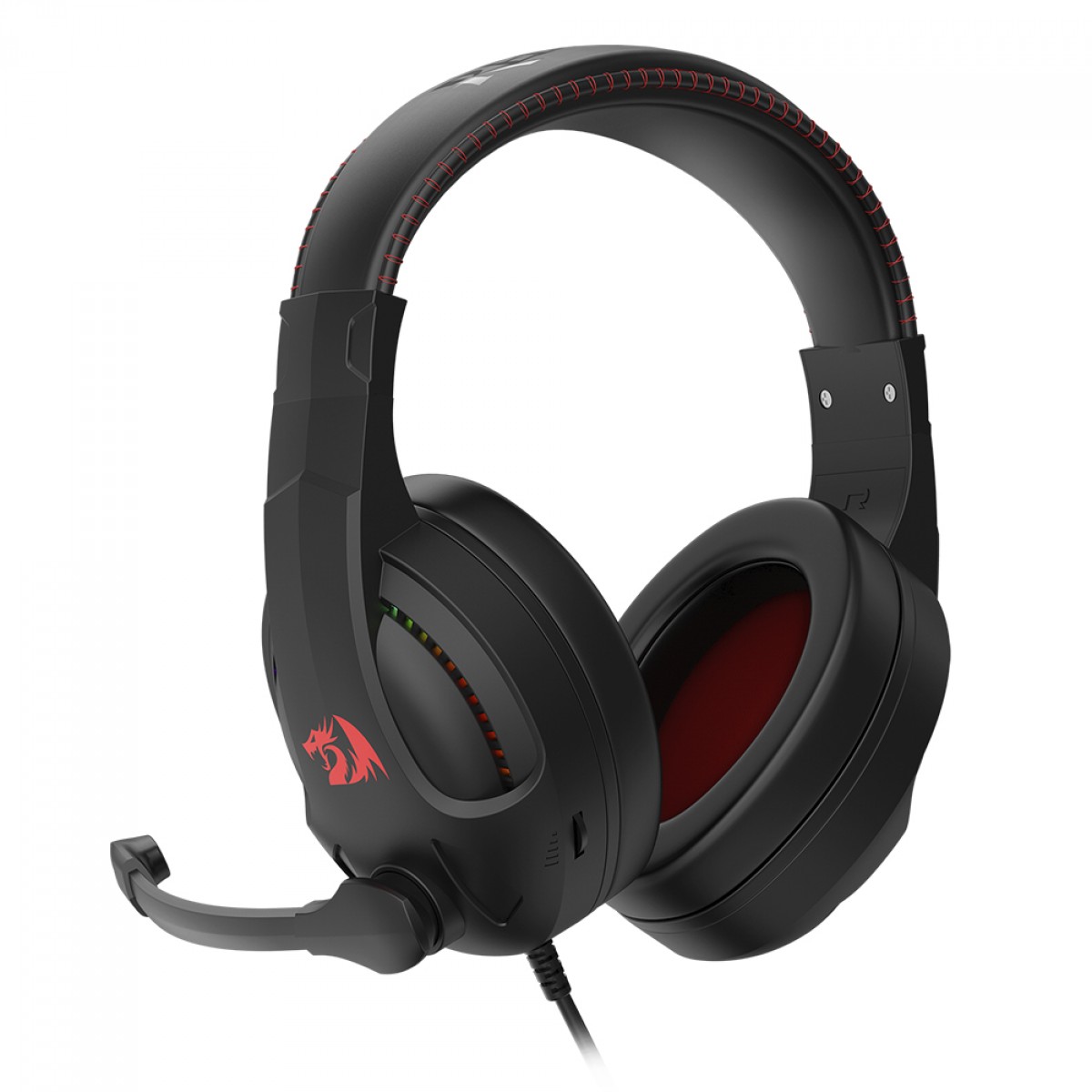 Headset Gamer Redragon Cronus RGB, 3.5mm, Drivers de 40mm, Preto, H211-RGB