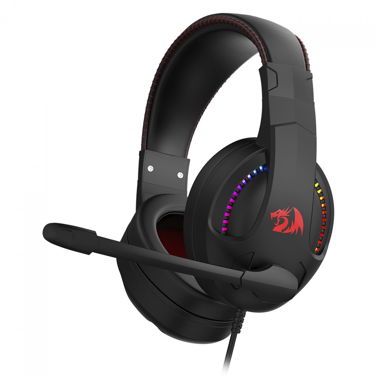 Headset Gamer Redragon Cronus RGB, 3.5mm, Drivers de 40mm, Preto, H211-RGB