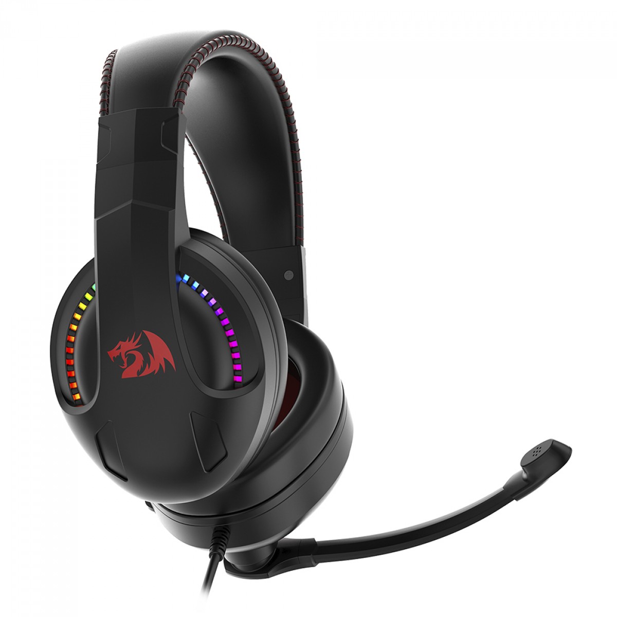 Headset Gamer Redragon Cronus RGB, 3.5mm, Drivers de 40mm, Preto, H211-RGB
