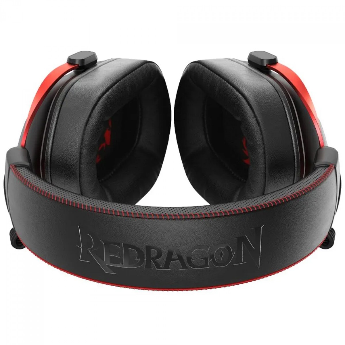 Headset Gamer Redragon Cybill H312, RGB, 7.1 Surround, Drivers de 50mm, USB, Preto e Vermelho 