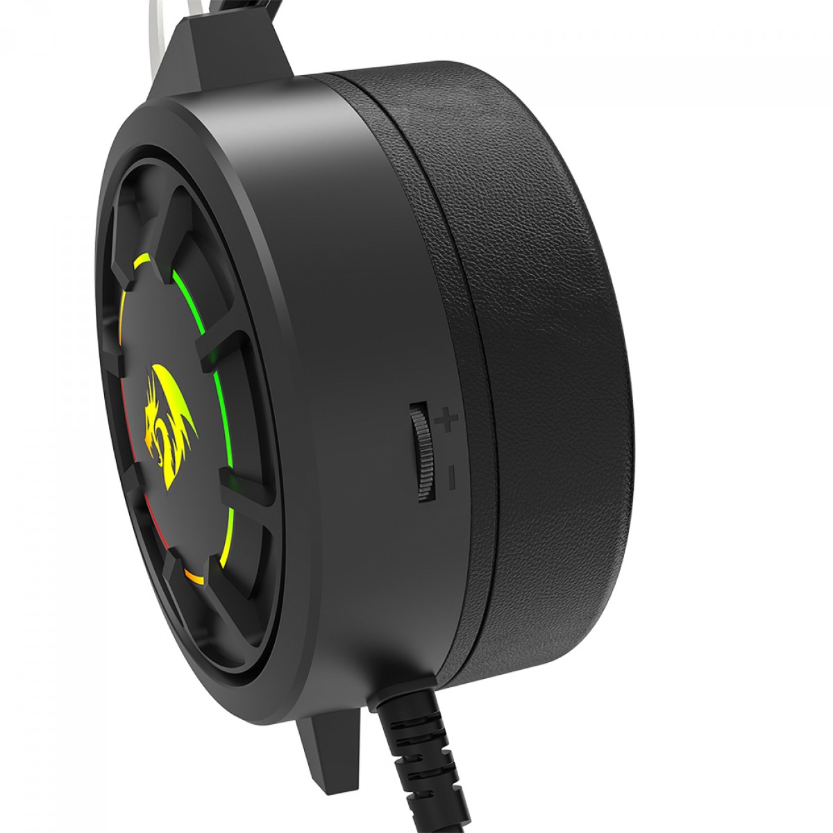 Headset Gamer Redragon Grandel, RGB, Drivers de 40mm, USB, Preto, H314-RGB
