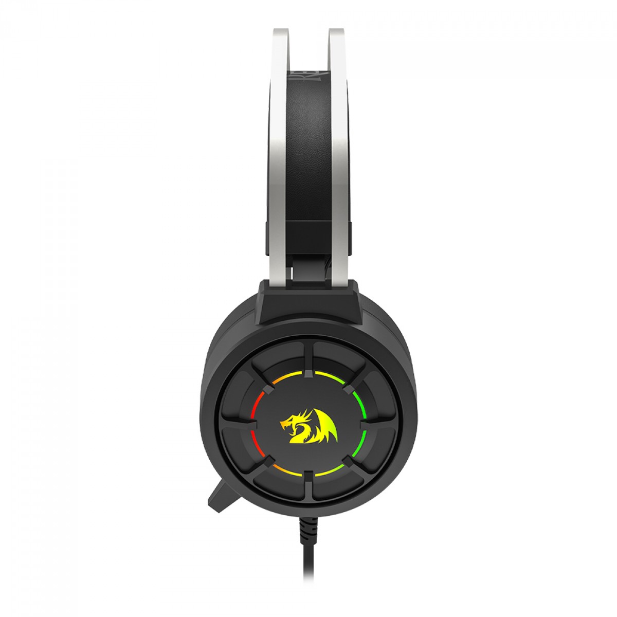 Headset Gamer Redragon Grandel, RGB, Drivers de 40mm, USB, Preto, H314-RGB