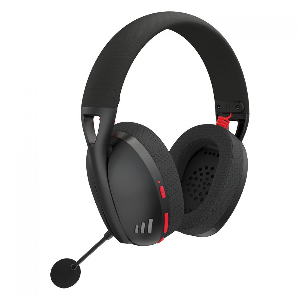 Headset Gamer Redragon Ire, Wireless, Drivers de 40mm, Black, H848