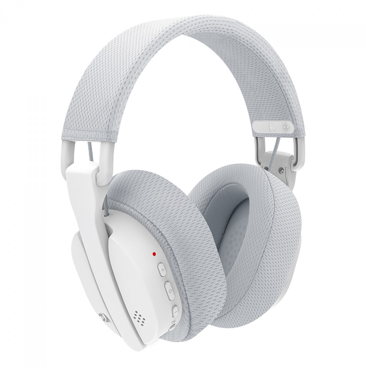 Headset Gamer Redragon Luce H888W, Sem Fio, Bluetooth/2.4GHz, Drivers de 40mm, Branco