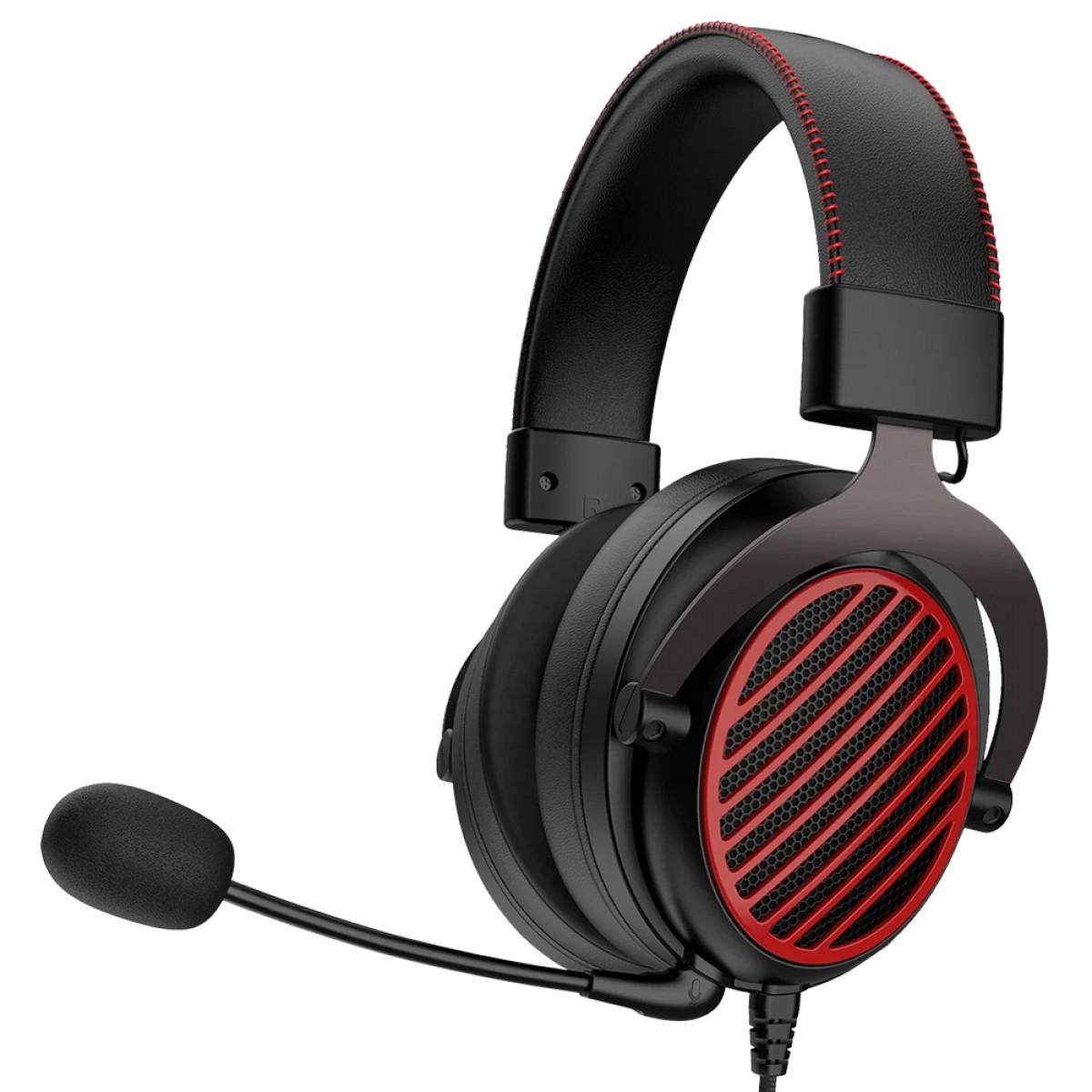 Headset Gamer Redragon Luna, 3.5mm/USB, Drivers de 53mm, Open Back, Preto, H540
