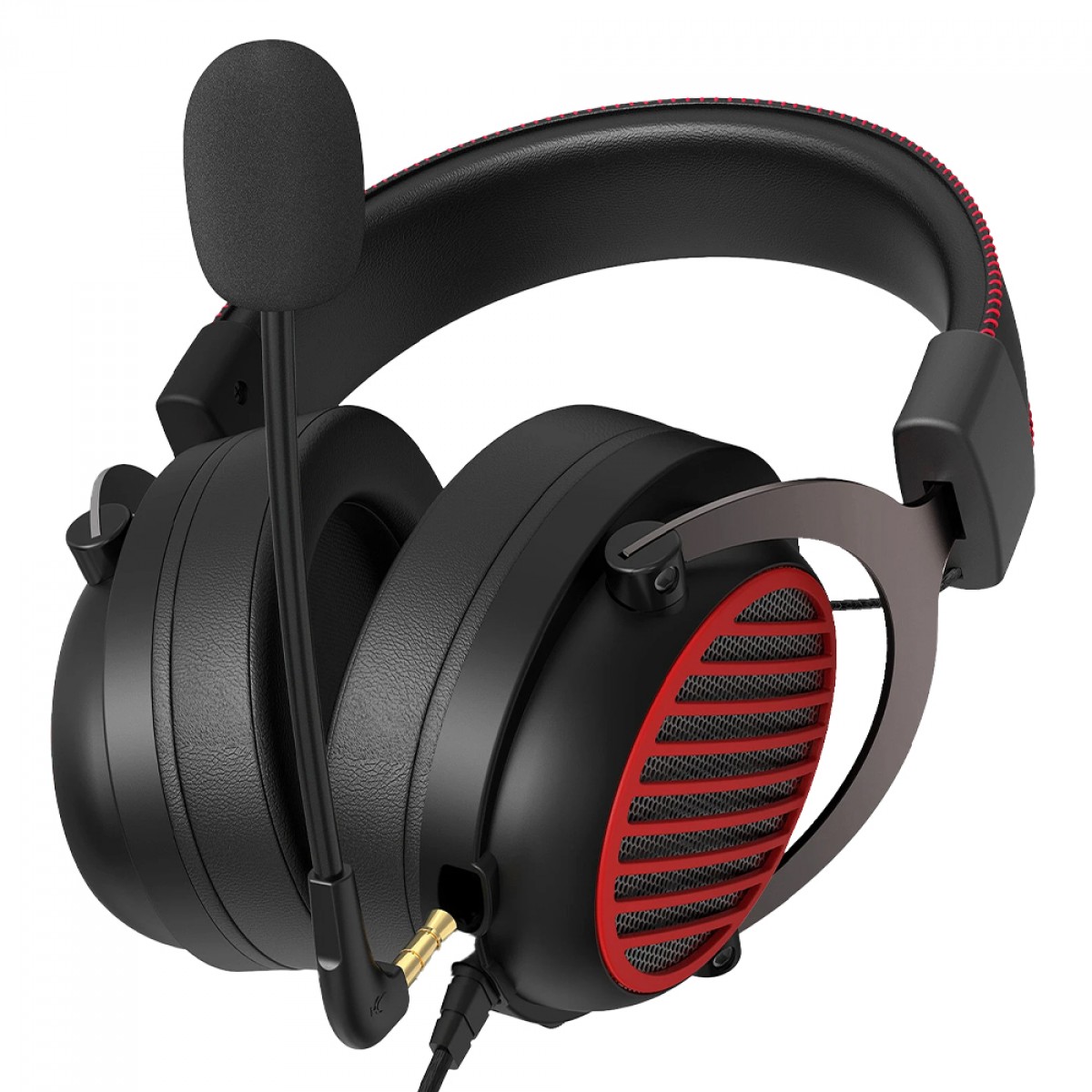 Headset Gamer Redragon Luna, 3.5mm/USB, Drivers de 53mm, Open Back, Preto, H540