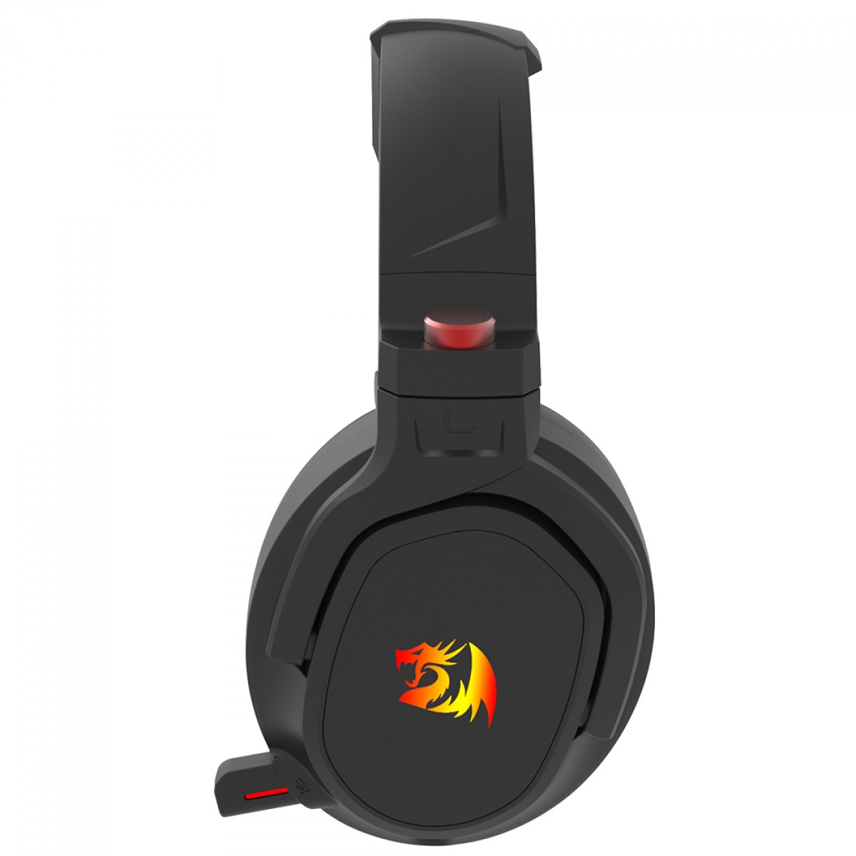 Headset Gamer Redragon Nomen Pro, RGB, Wireless/Bluetooth, Surround 7.1 Virtual, Drivers de 50mm, Preto, H838-PRO