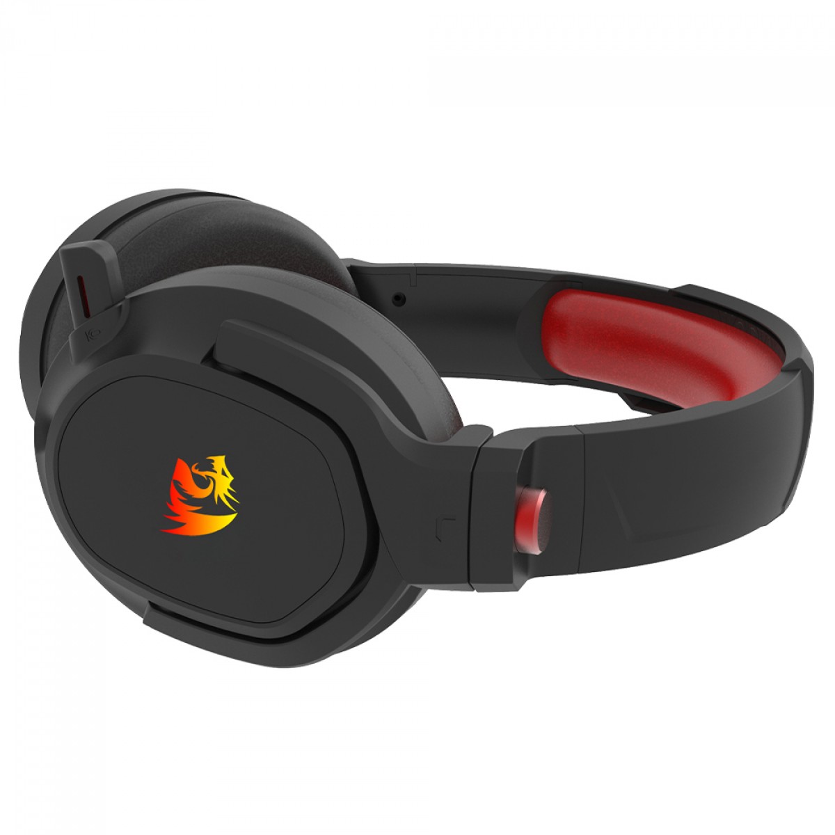 Headset Gamer Redragon Nomen Pro, RGB, Wireless/Bluetooth, Surround 7.1 Virtual, Drivers de 50mm, Preto, H838-PRO