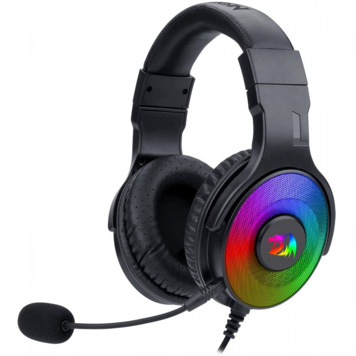 Headset Gamer ReDragon, Pandora 2, RGB, USB + 3.5mm , Microfone Destacável, H350RGB-1