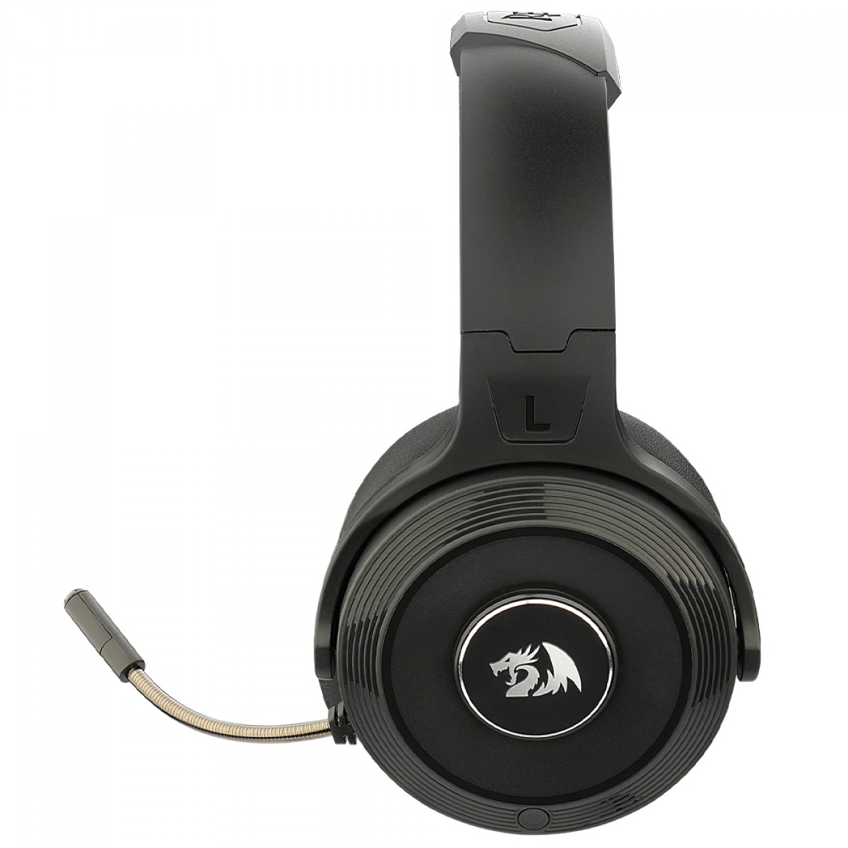 Headset Gamer Redragon Pelops Pro, Wireless, 3.5mm, Surround 7.1 Virtual, Drivers de 40mm, Preto, H818 PRO