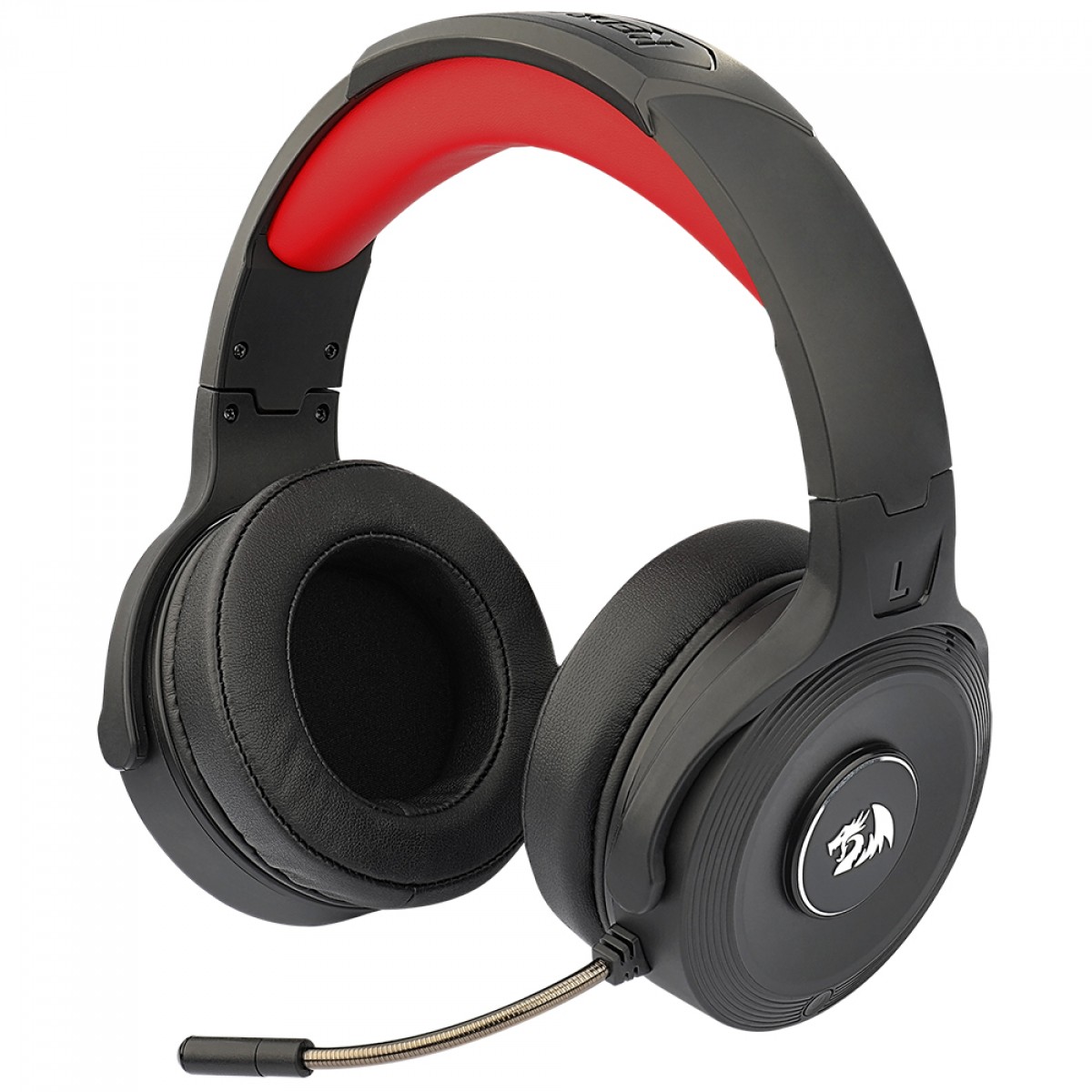 Headset Gamer Redragon Pelops Pro, Wireless, 3.5mm, Surround 7.1 Virtual, Drivers de 40mm, Preto, H818 PRO