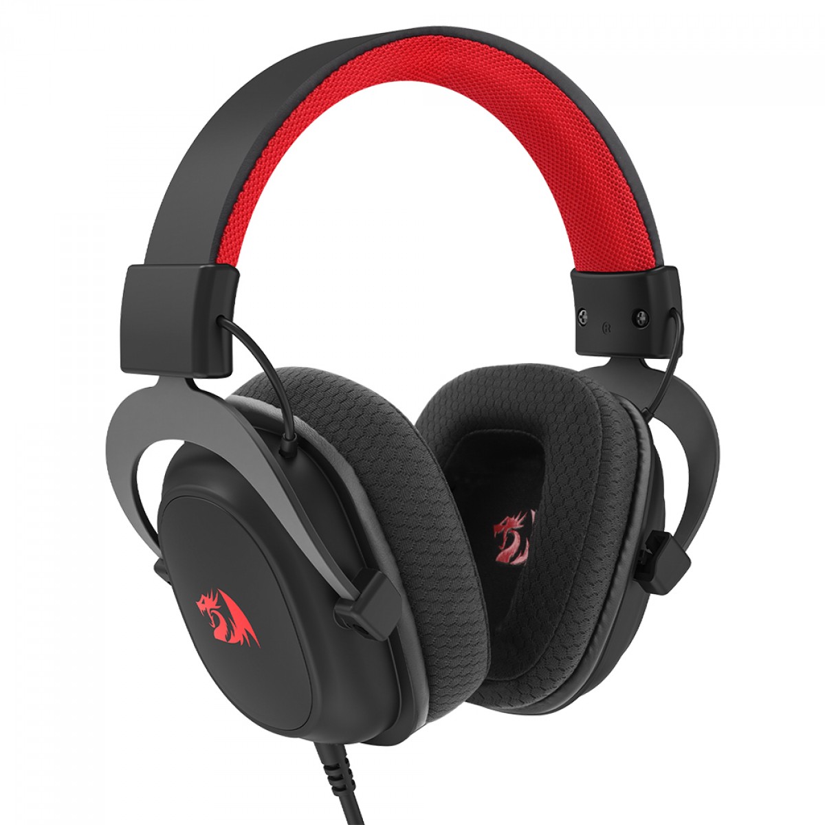 Headset Gamer Redragon Zeus Lite, P3, Drivers de 53mm, Microfone Destacável, Black, H510-LT
