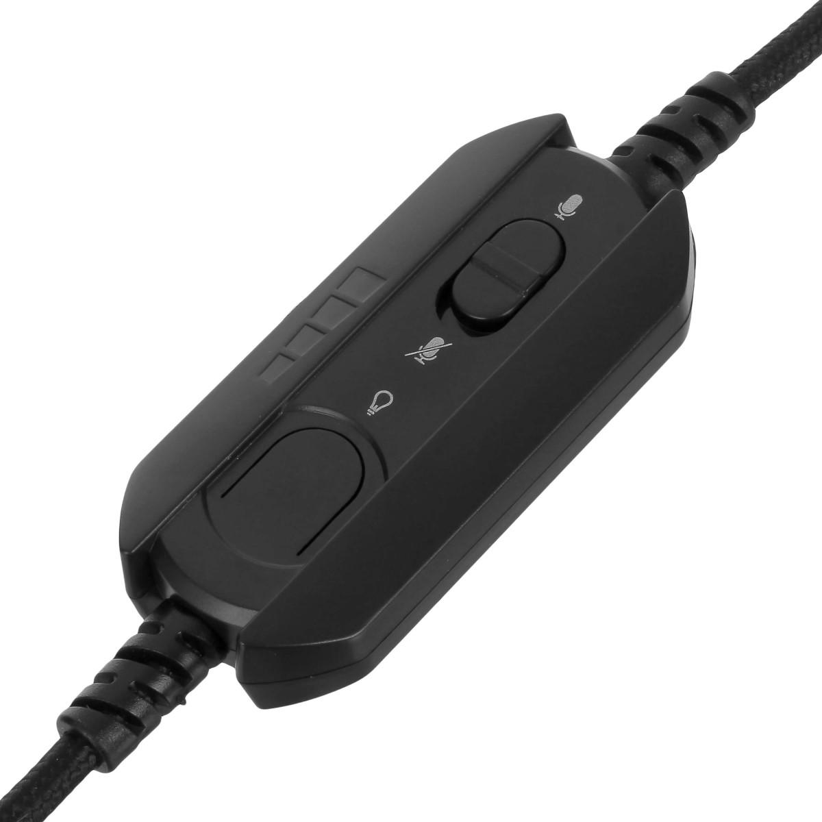 Headset Gamer SuperFrame AURA, 7.1 Surround, RGB, USB, Black