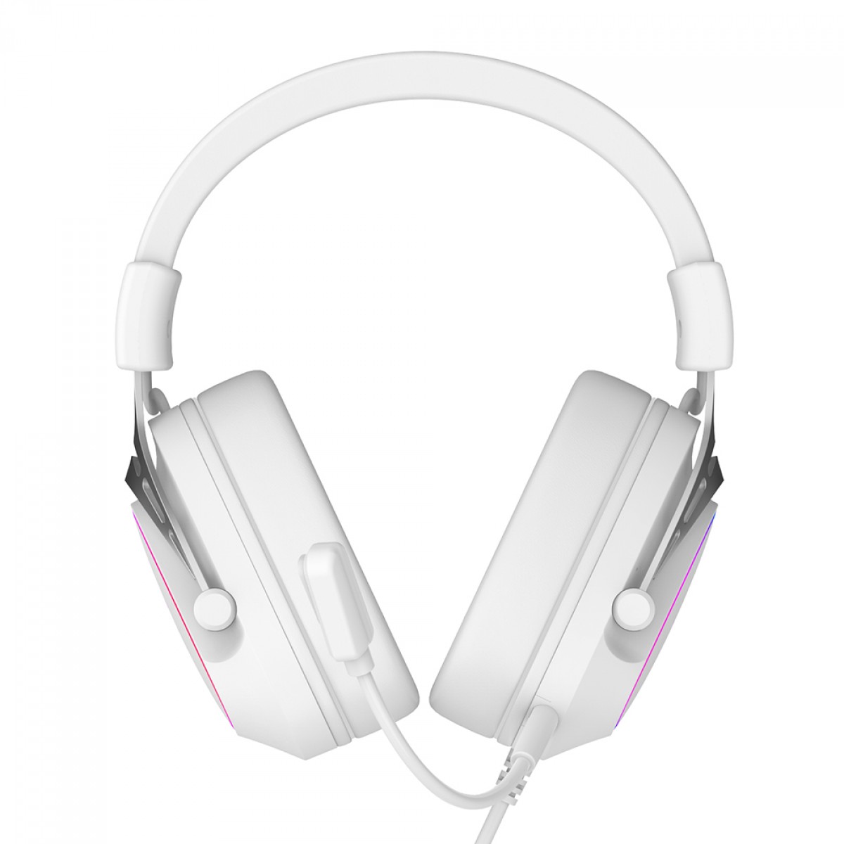 Headset Gamer SuperFrame Sound, Surround 7.1, Drivers de 50mm, RGB, USB, White, SF-HS-SD7CR3W - Open Box