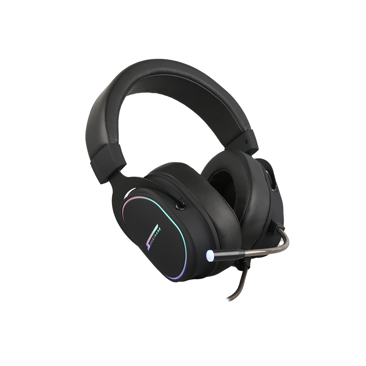 Headset Gamer SuperFrame, VELKA, 7.1 Surround, RGB, USB, Black