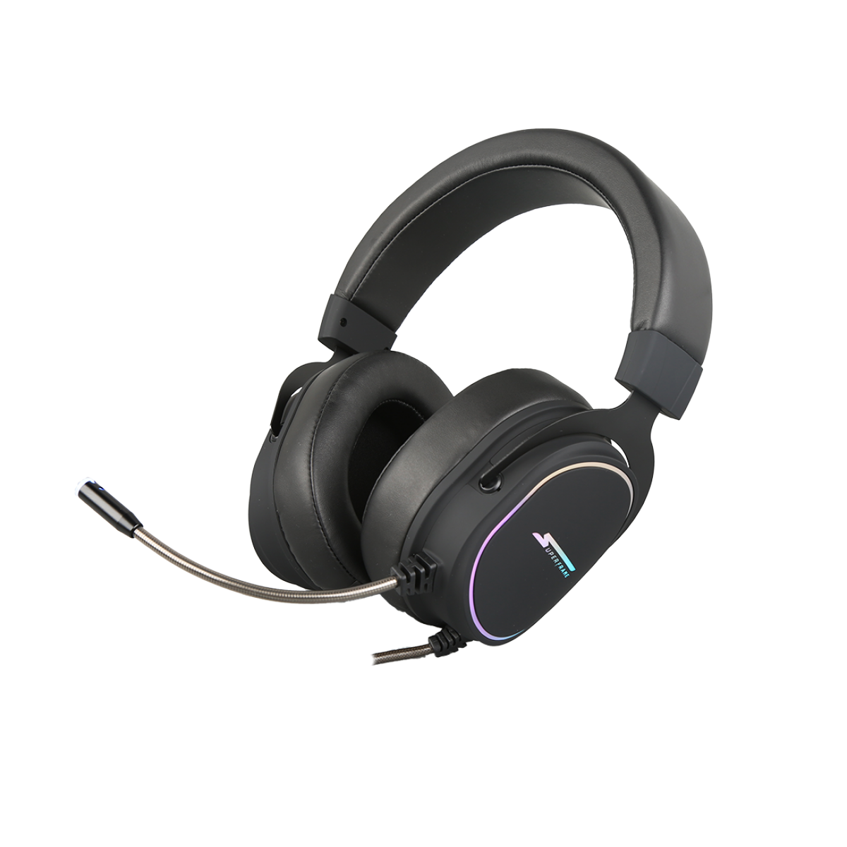 Headset Gamer SuperFrame, VELKA, 7.1 Surround, RGB, USB, Black