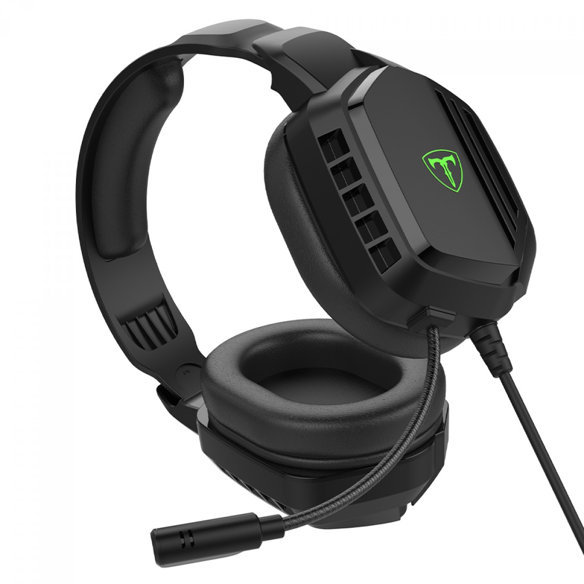 Headset Gamer T-Dagger Meath, 3.5mm, Drivers de 40mm, Preto, T-RGH102