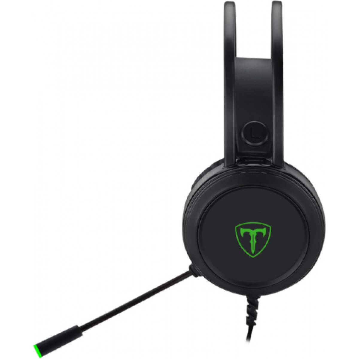 Headset Gamer T-Dagger Ural, Black e Green, T-RGH202