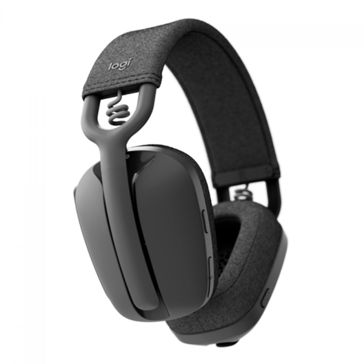 Headset Logitech Zone Vibe 100, Bluetooth, Drivers de 40mm, Multiplataformas, Grafite, 981-001214